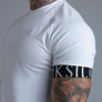 SikSilk - White Tech T-Shirt